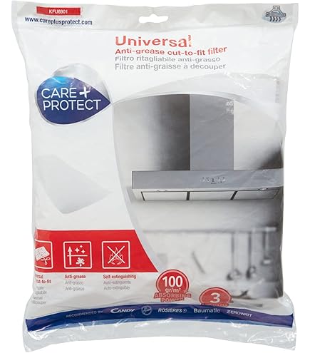 DL-pro 2 Filtri A Carbone Attivo Per Cappa, Ritagliabili 38x55 Cm, Universali, Assorbono Gli Odori