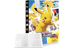 LARIAU Raccoglitore carte 4 tasche, Porta carte, Album carte, Album di archiviazione per carte, Capacità di 30 pagine e 240 carte QD04