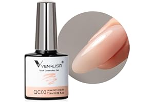 V VENALISA VENALISA Gel Construction Ongle UV Builder Gel natur couleur nude fumé Vernis Gel UV Semi Permanent pour Réparation de Manucure,Kit Manucure