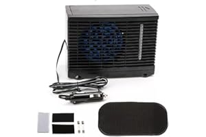 Niceminiwall 12v air conditioning unit for van Portable Car Truck Home Mini Air Cooler Evaporative Water Cooling Fan, Low Noise, 3-5 Hours Working-Time for Vehicle