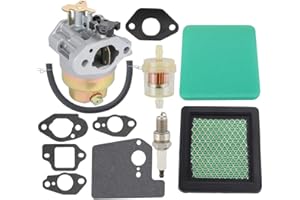 SPORTARC Carburateur avec Joint d'étanchéité Kit de Filtre à air pour Honda GCV135 pour GCV160 GC135 GC160 Moteur HRB216 HRR216 HRS216 HRT216 HRZ216 Remplace 16100-Z0L-023 Tondeuse à Gazon