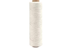 ‎G2PLUS G2PLUS 100M Beige Bäcker Bindfäden, 1,0 mm Kordel Baumwolle Bastelschnur Dekokordel Schnur Perfekt für DIY Kunstgewerbe Gartenarbeit