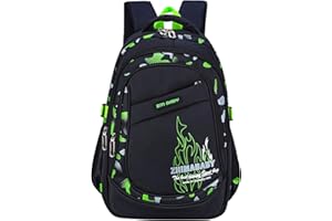 Amythe Mochila Escolar para Adolescentes Niños, Mochila Informal Grande, Mochila Colegio de Nailon para Niño Mochilas Escolares para Primaria y Secundaria de Grados 3 a 9