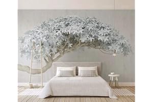 MIWEI Wallpaper Papier Peint Panoramique Arbre 350 x 256 cm Poster Geant Mural 3D Arbre Tapisserie Peinture Murale Papier Peint 3D Fresque Salon Chambre