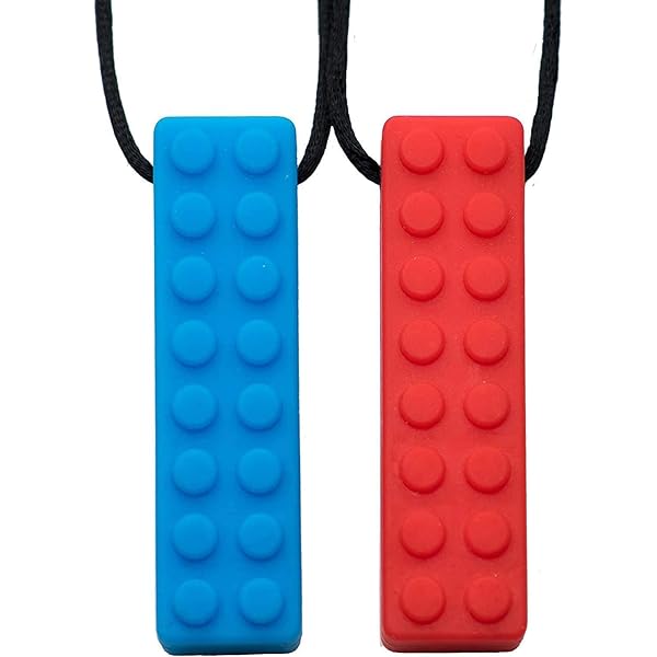 Collier à Mâcher Silicone Enfants Autistes - Pendentif Sensoriel Durable