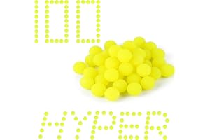 DODOOS 100 Pezzi Di Ricarica Di Palle Blaster Munizioni Per Nerf Hyper Serie Blaster, Fai Scorta Hyper Giochi (100 Pcs Bullets)
