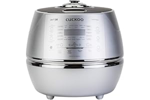 ‎CUCKOO CUCKOO CRP-DHSR0609F Reiskocher Silber mit Display, 1090 W