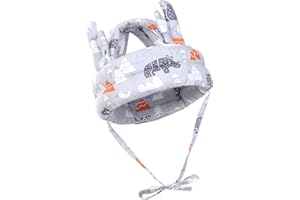 CINSERSR Protezione per la testa del bambino regolabile del bambino, casco del bambino, protezione per la testa del bambino, adatto per bambini da 6 a 36 mesi, protezione a 360 gradi della testa del bambino,