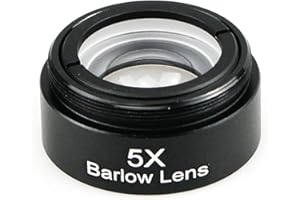 XCCYG Lentille de Barlow de 3,2 cm 5 x filetage M28,6 x 0,6 pour télescope oculaire