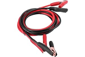 TKSE Cavi di avviamento Batteria, 4 Metri 2200a Cavo di Alimentazione per Auto Cavi di avviamento Batteria di Emergenza Cavi di avviamento potenziati per Camion a Benzina e Diesel