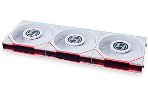 LIAN-LI Lian Li UNI Fan TL LCD Series Reverse Blade Lüfter, 3er-Pack INKL. Controller - 120mm, weiß