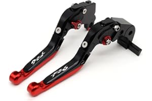 YANGHUA Leve per freno e frizione, accessori per moto, in alluminio, lavorate a macchina a controllo numerico, allungabili e pieghevoli, per vari modelli di Yamaha