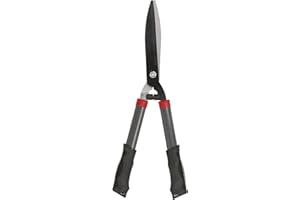 GREENGERS - Sécateurs et ciseaux de jardinage, Cisailles à haies - Cisaille à haie 520mm / Lame droite - Diamètre de coupe 15mm - Manche Aluminium - Manche léger en aluminium