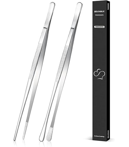 Lot De 2 Pinces De Cuisine 30cm Acier Inox 18/10 - Professionnelles REDSALT