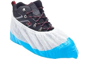 Blackrock Lot de 10 protections de chaussures (5 paires) - Antidérapantes - Jetables - Imperméables et anti-poussière - En plastique - Unisexe - Pour une utilisation en intérieur