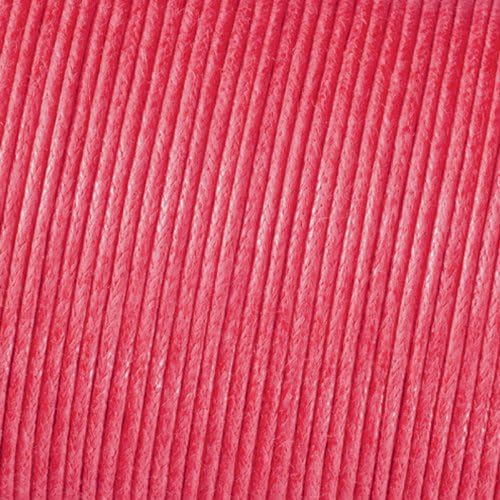 Kumihimo Cord Cotton Waxed ø 1 mm / 6 m Bright Pink