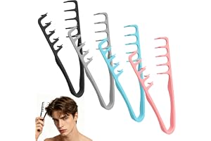 4 stycken lockkam texturkam: Comb Styling kam rötter volym verktyg för hårrötter med ponnyinställning vård, lyft hårrötter hårborste för män och kvinnor