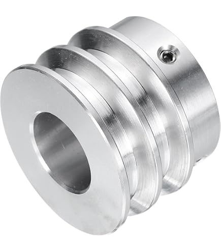 QUARKZMAN Poulie V-Type 12 Mm Alésage 41 Mm Dia - Simple Rainure Aluminium Pour Courroie PU 3-5mm Moteur Machine DIY