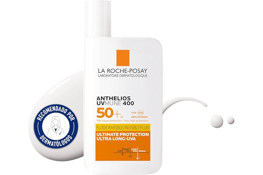 La Roche Posay - Protector Solar, SPF50+, Previene el Estrés Oxidativo, Resistente al Agua, Sudor y Arena, Fórmula con Mexory