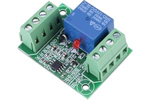 MLMLH Módulo de relé, módulo de control de relé de 12 V CC Relé de circuito biestable Interruptor de gatillo de pestillo de un solo canal para motor, luz, puerta, controlador inalámbrico de bricolaje