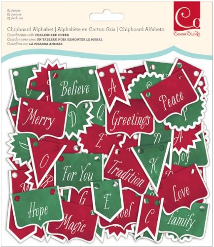Cosmo Cricket Advantus Cboard Alpha Chalkboard Cheer