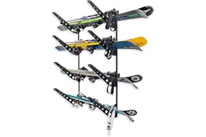 StoreYourBoard Adjustable Ski Storage Rack, Wall Mount Organizer
