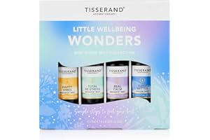 Tisserand Aromatherapy - Wellbeing - Little Wellbeing Wonders Collection - MoodFix Mist - 100% Pure Essential Oil - Miniature Mist Giftset - 4x9ml