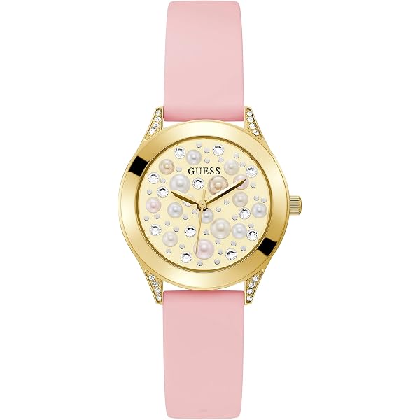 Guess W1136L4 – Orologio Da Donna Al Quarzo Con Cinturino In Pelle Blu – Cassa In Acciaio 22mm - 5