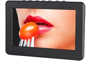 7 Zoll Tragbares Fernseher T / T2 Fernsehauto Digitales Analogfernsehen TFT LED 1080P Tragbarer TV-Support USB Video, TF-Karte, PVR, RMVB/AVI/MPEG/MKV/MOV