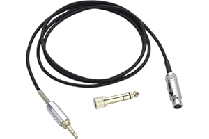 Yizhet Cavo di Ricambio Audio Cavo di Prolunga Compatibile con Cuffie AKG K240 K240S K240MK II K141 K171 K181 Q701 K702 K271s K271 MKII M220 e Pioneer HDJ-2000 Jack 3,5mm (1,2 m)