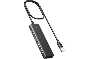 UGREEN USB Hub 3.0 USB Splitter 5 Gbps USB distributör för MacBook, Mac Mini, iMac, Surface Pro, XPS, Thinkpad, USB minnen, m