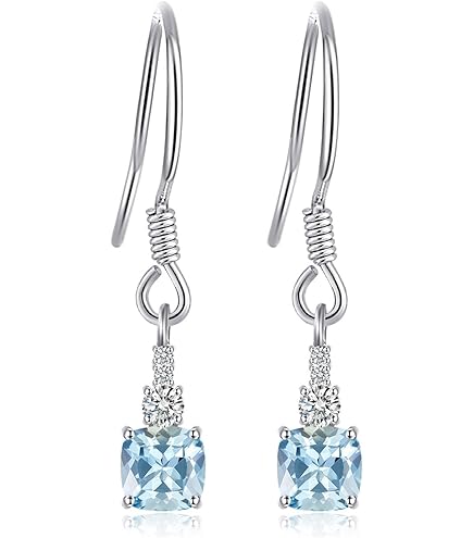 Pendientes De Gota De Piedra Lunar De Plata 925 Pendientes Celta/estrella De Mar/oro Rosa