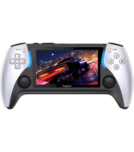 Console Portatile Retro SF3500 – Schermo IPS HD 5,5 Pollici, 14 Emulatori, 3000 MAh, Uscita TV, Joystick 360° Antiscivolo, Per Giochi Classici