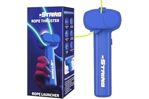 JOGNEE Lasso String Shooterm, Lasso String Shooter per bambini, Rope Launcher Elica, Glow in The Dark Lasso, Game Shooter String Toy, giocattolo da tiro a corda con zip
