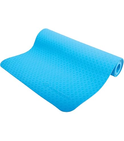 Tapis De Yoga Schildkröt 4 Mm - Antidérapant, Sans PVC - 183 X 61 Cm - Sac De Transport Inclus - Vert Ou Bleu - 2