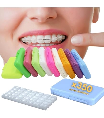 500 Confezioni Cera Ortodontica Dentale – Profumi Misti Per Apparecchio E Irritazioni Gengivali
