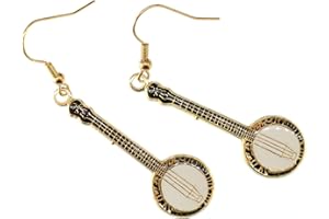 Banjo Earrings Rs Hangers Miniblings Country Folk Music Musician Band