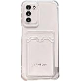 KZY İLETİŞİM Samsung Galaxy S20 FE Kapak Kamera Korumalı Kartlıklı Darbe Emici &Ouml;zellikli Şeffaf Silikon Kılıf