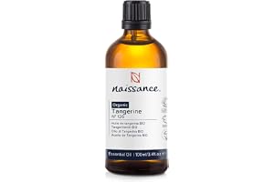 Naissance Ekologisk Tangerin Eterisk Olja (Nr. 126) - 100ml - Ren, Naturlig - för Aromaterapi, Diffuser, Ljusgjutning, Massageblandningar