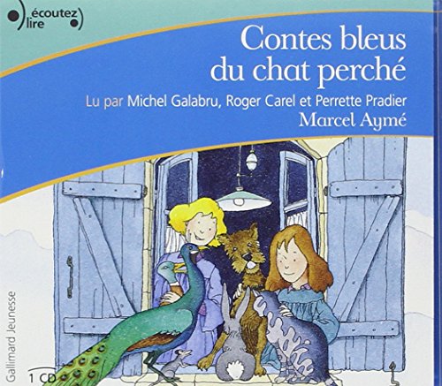 couverture de : Contes bleus du chat perch&eacute;