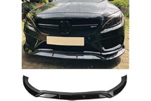 AUSMILA Front Bumper Body Kit Spoiler for Mercedes-Benz W205 C Class C180 C250 C300 C400 2015-2018 Sports Models