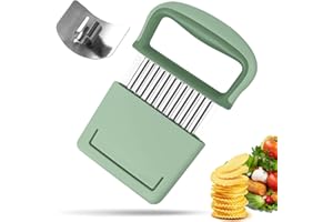 XIANGLONGY Cortador Patatas Onduladas, Cortador de Patatas Onduladas, Cuchillo Ondulado Verduras, Phomanttonary Cortador Ondulado, para Cortar Patatas y Frutas y Verduras.