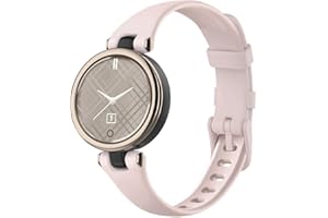 Issinlky Opaska kompatybilna z Garmin Lily, miękki silikonowy pasek dla kobiet Garmin Lily