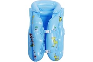 BRTNUP Inflatable Swim Vest, Floaties Swim Aid, Inflatable Toddler Swimming Floaties, Swim Jacket/Buoyancy Aid, Child Swimming Pool Vest for Toddlers Ages 1-8 Girls & Boys