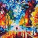 Produktbild Malen nach Zahlen DIY Ölgemälde Romantic Lovers Print Wall Art Home Dekor 40 X 30 cm