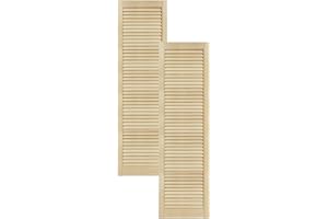 DecoMeister Mobili Porta Lamella Porte Pino Mobili Anteriore Pino Non Trattato Armadio Porta Armadio Aperto Lamelle 394x1406 mm Confezione da 2 pezzi in legno massiccio a venatura naturale