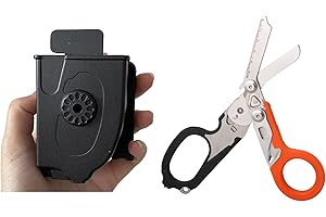 MCDSAJ Raptor 6 Funktionen Notfall-Antwortschere, Multifunktionszange, Klappzange, Nutzschere, Gurtschneider mit taktischem Kartenschlitz