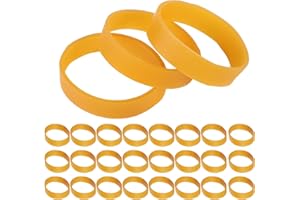 BOXOB 30uds Retenedores de Frenos de Esquí, de Diámetro Bandas de Retención de Frenos de Goma para Snowboard Accesorios para Deportes de Invierno al Aire Libre