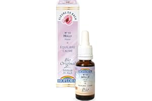 PRANAROM Biofloral Holly 15 Flor de Bach Elixir Floral del doctor Bach Acebo en cuentagotas Equilibrio y Calma 20 ml