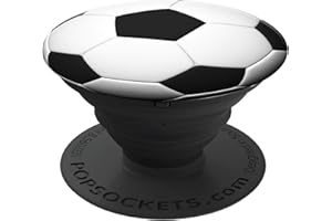 PopSockets PopGrip - Soporte y Agarre [No Intercambiable] para Teléfonos Móviles y Tabletas - Soccer